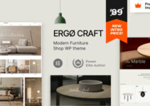 ErgoCraft – Furniture Shop WordPress Theme