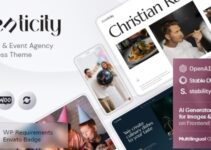 Eventicity - Catering & Event Agency WordPress Theme