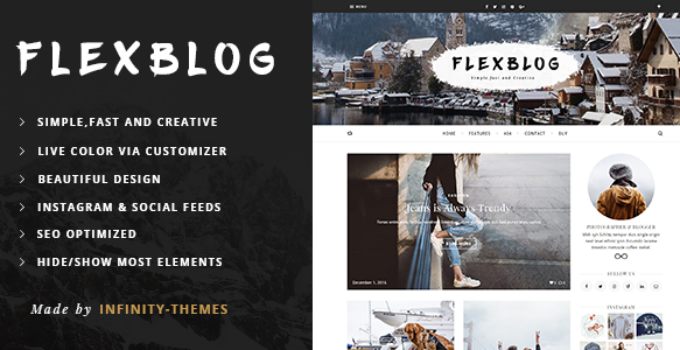 Flexblog - A Personal WordPress Blog Theme