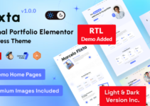 Flixta - Personal Portfolio WordPress Theme
