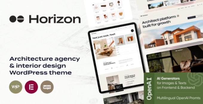 Horizon - Interior Design WordPress Theme
