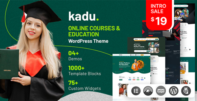 Kadu - Online Courses & Education WordPress Theme