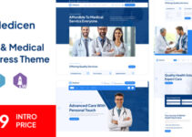 Medicen - Health & Medical WordPress Theme