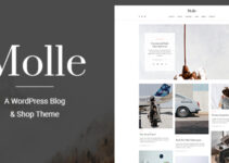 Molle - A Responsive Blog & Shop WordPress Theme