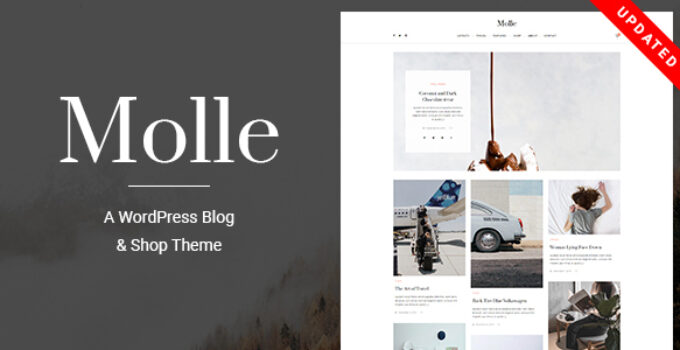 Molle - A Responsive Blog & Shop WordPress Theme
