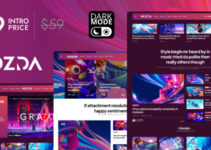 Mozda - Micro Magazine & Blog Theme with Dark Mode