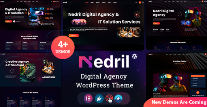 Nedril - Creative Digital Agency WordPress Theme