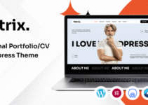 Petrix - Personal Portfolio WordPress Theme