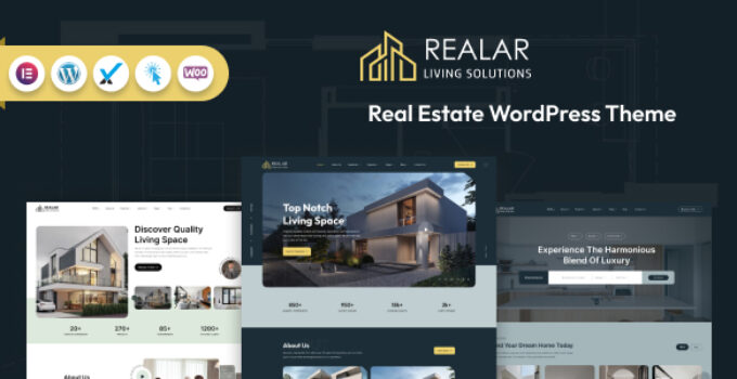 Realar - Real Estate WordPress Theme