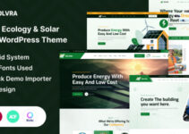 Solvra - Ecology & Solar Energy WordPress Theme