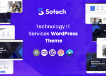 Sotech - IT & Technology Business Consulting  WordPress Theme