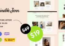 Sustainable Jenn - Eco Lifestyle Blog WordPress Theme