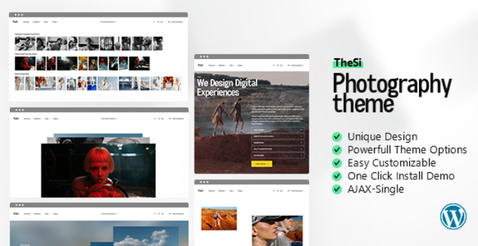 TheSi - Photography WordPress Theme