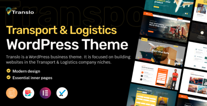 Translo – Logistics and Transportation WordPress Theme