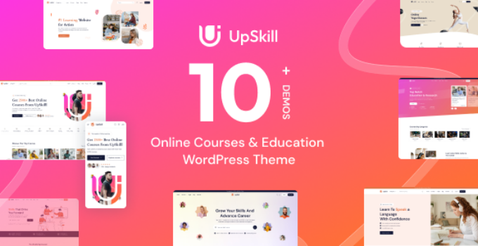 UpSkill - Education Online Courses LMS WordPress Theme