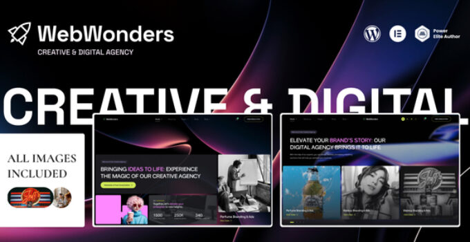 WebWonders - Creative & Digital Agency WordPress Theme