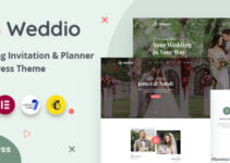 Weddio - Wedding Invitation and Planner WordPress Theme