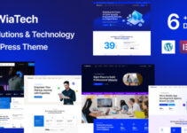 WiaTech - IT Services & Development WordPress Theme