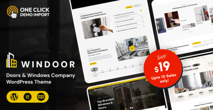 Windoor - Doors & Windows Company WordPress Theme
