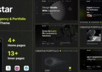 Xstar - Creative Agency & Portfolio WordPRess Theme