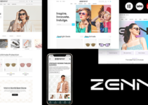 Zenny - Eyewear & Glasses Elementor WooCommerce WordPress Theme