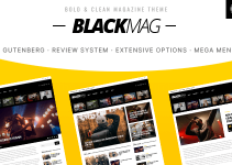 BLACKMAG - Bold & Clean Magazine Theme