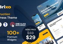 Brixo - Construction WordPress Theme