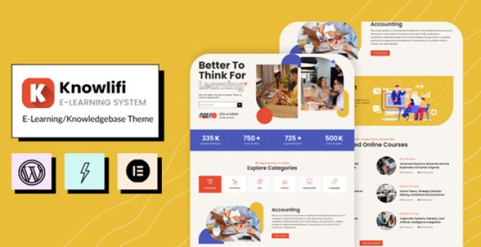 Knowlifi - E-Learning & AI Knowledgebase Theme