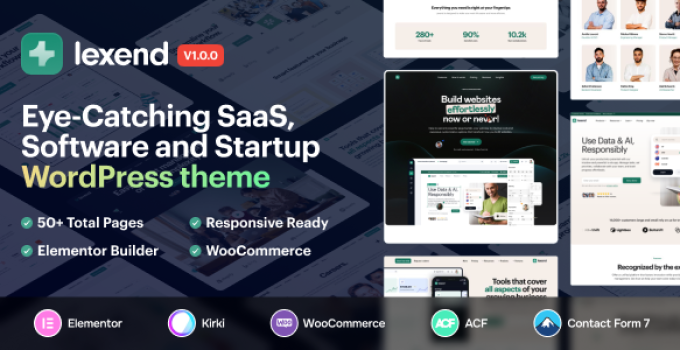 Lexend - Software, SaaS & Startup WordPress Theme