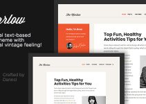 Marlow - Distinctive, Typography-First WordPress Blog Theme