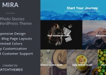 Mira - A Photo Stories Blog WordPress Theme