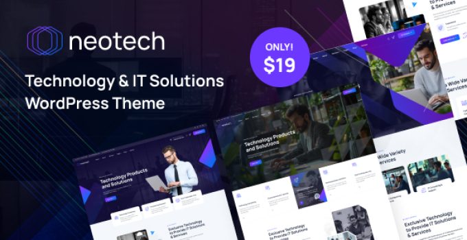 Neotech - Technology & IT Solutions WordPress Theme