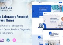 OsakaLab - Science Laboratory Research WordPress Theme
