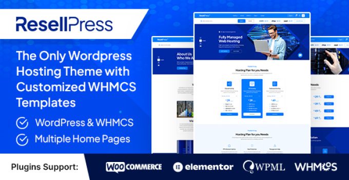 ResellPress - Hosting WordPress & WHMCS Theme