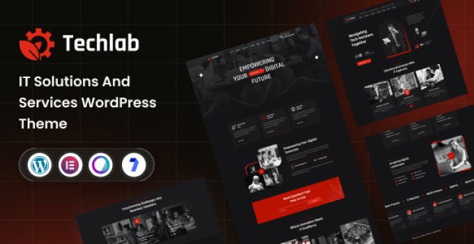 Techlab - IT Solutions and Services WordPress Theme