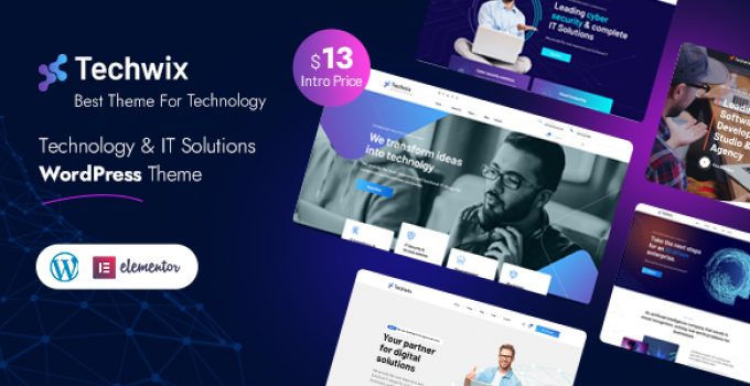 Techwix - Technology & IT Solutions WordPress Theme