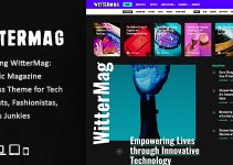 WitterMag - Modern Magazine WordPress Theme
