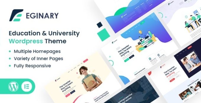 Eginary - Education & University WordPress Theme