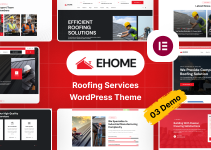 Ehome - Roofing Services WordPress Theme