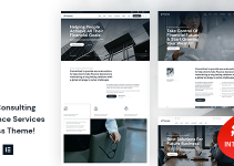 Finanzia - Modern Consulting And Finance Services WordPress Theme