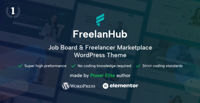 Freelanhub - Job Board & Freelance Marketplace WordPress Theme