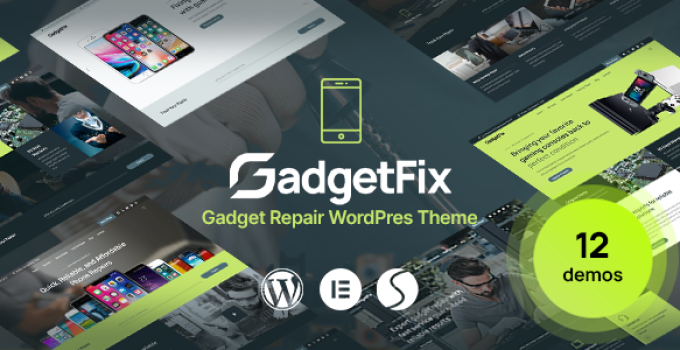 Gadgetfix - Phone and Gadget Repair Service WordPress Theme