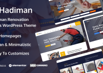 Hadiman - Handyman Renovation Services WordPress Theme