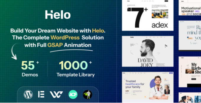 Helo | Multi-Purpose Elementor WordPress Theme