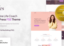 Lyfes – Feminine Life Coach & Speaker FSE WordPress Theme