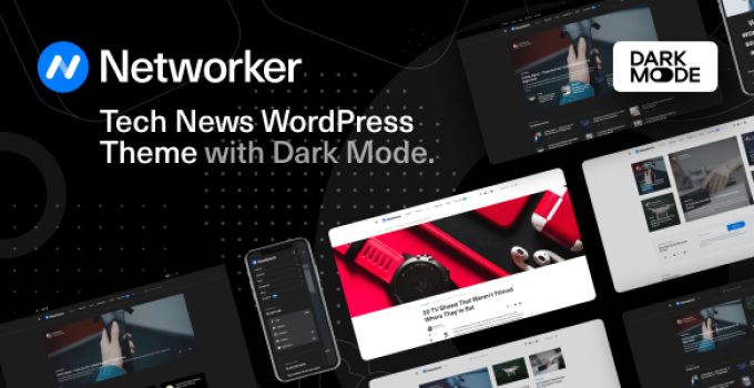 Networker - Tech News WordPress Theme with Dark Mode