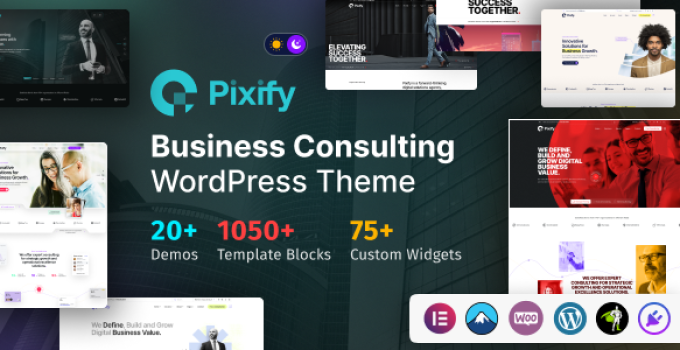 Pixify - Business Consulting WordPress Theme