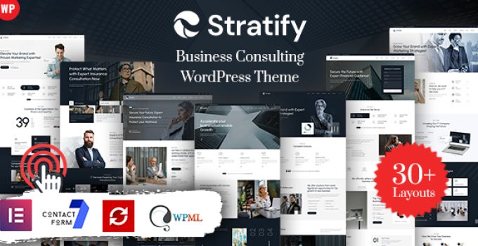 Stratify - Business Consulting WordPress Theme