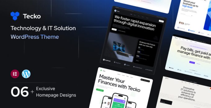 Tecko | Technology & IT Solution WP Theme