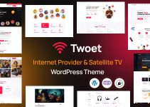 Twoet – Internet Provider & Satellite WordPress Theme